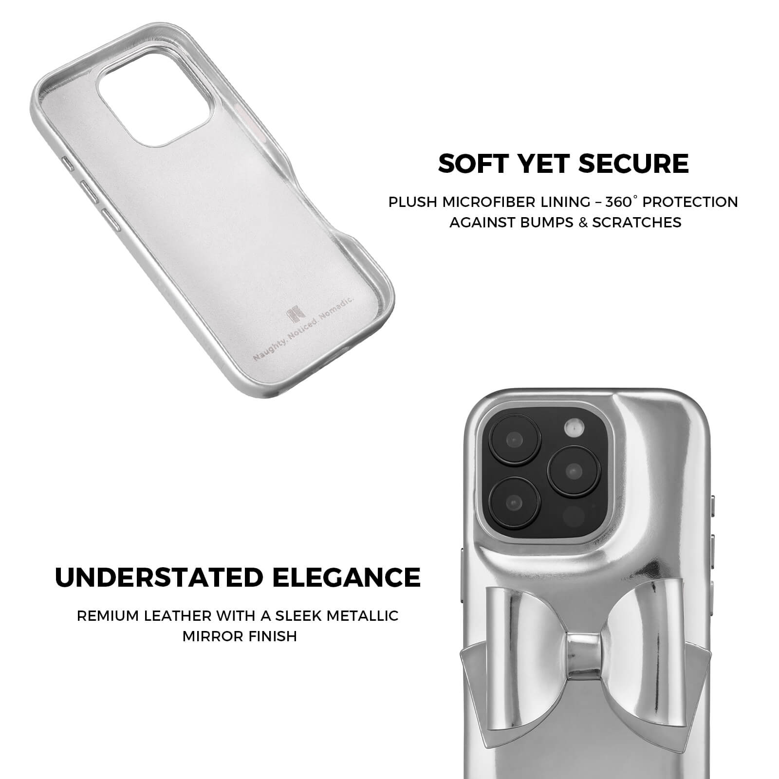 Drama Bow—Glossy Puffer Phone Case Handcrafted Limited Edition