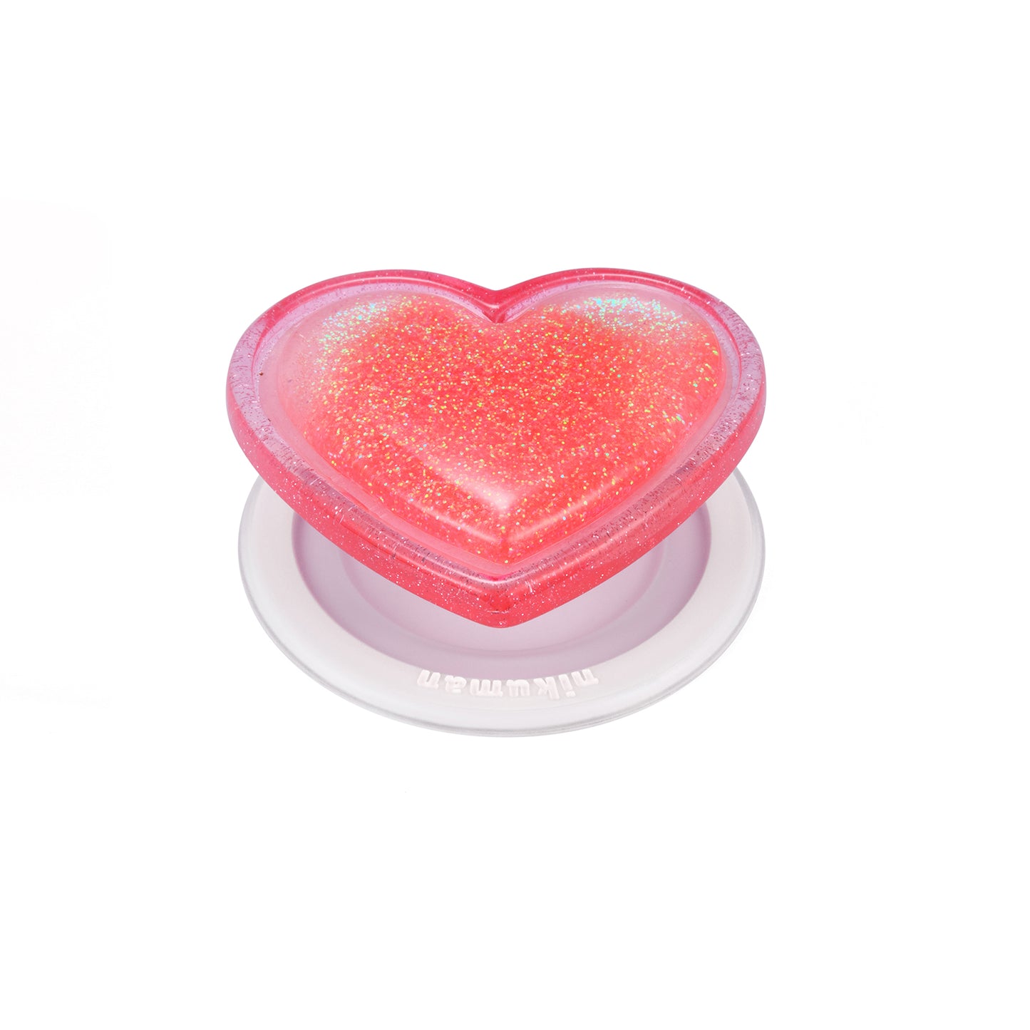 4D Heart-Shaped Rosy Puff Pull-to-Grip