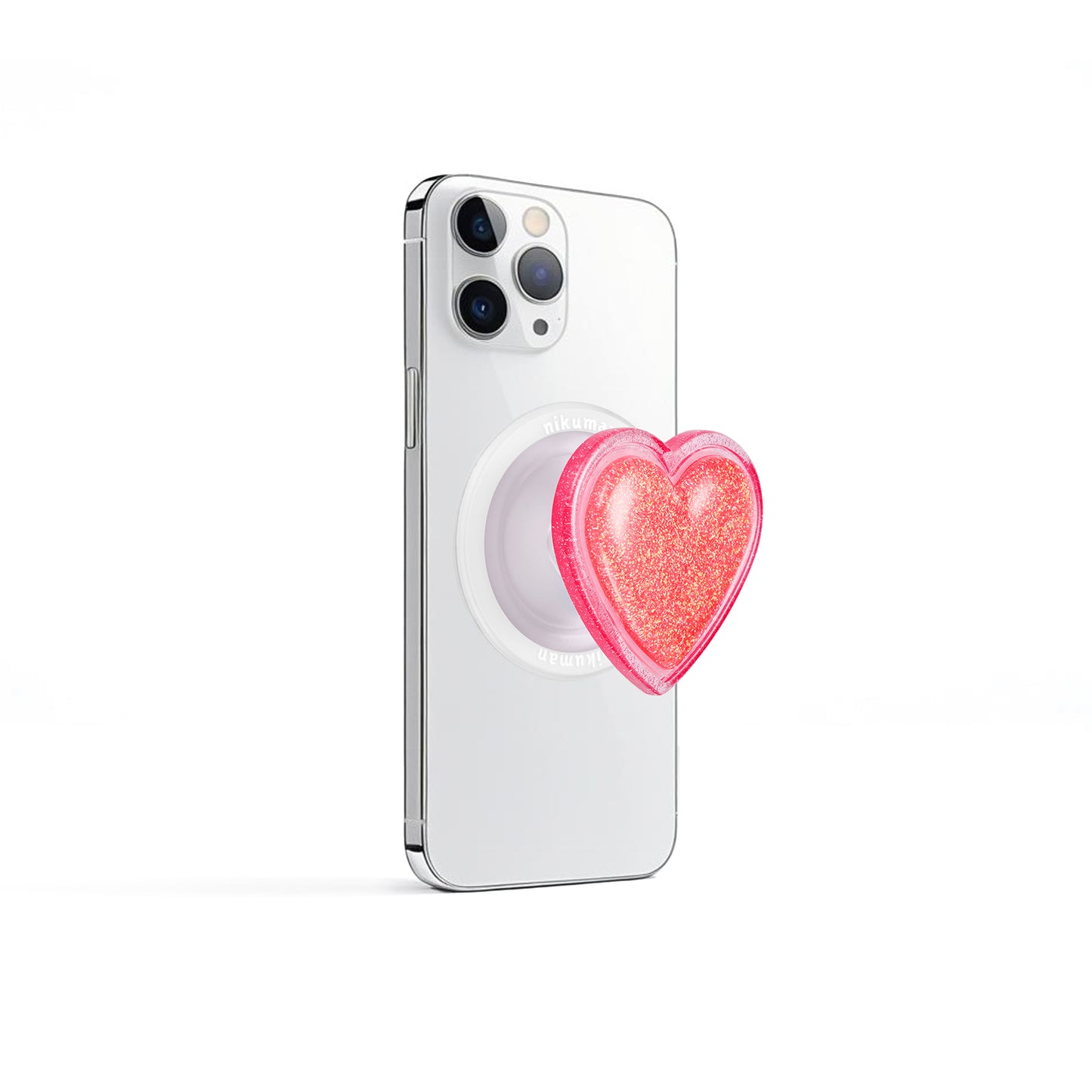 4D Heart-Shaped Rosy Puff Pull-to-Grip