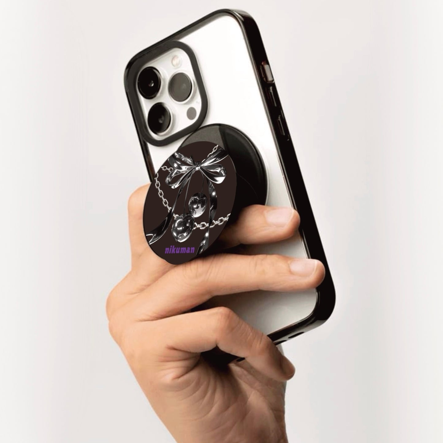Darkcherry Mirror Magnetic Phone Grip & Stand