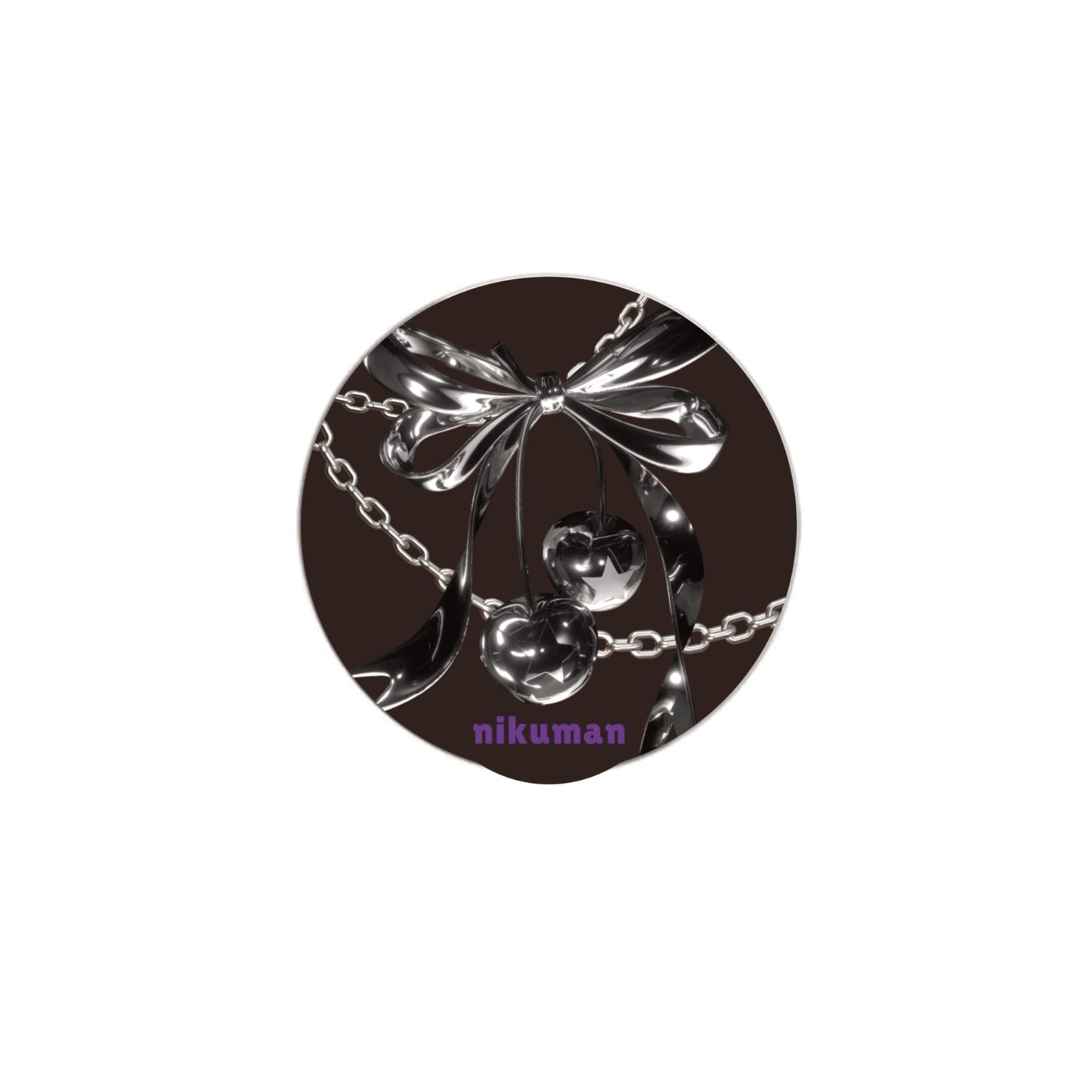 Darkcherry Mirror Magnetic Phone Grip & Stand