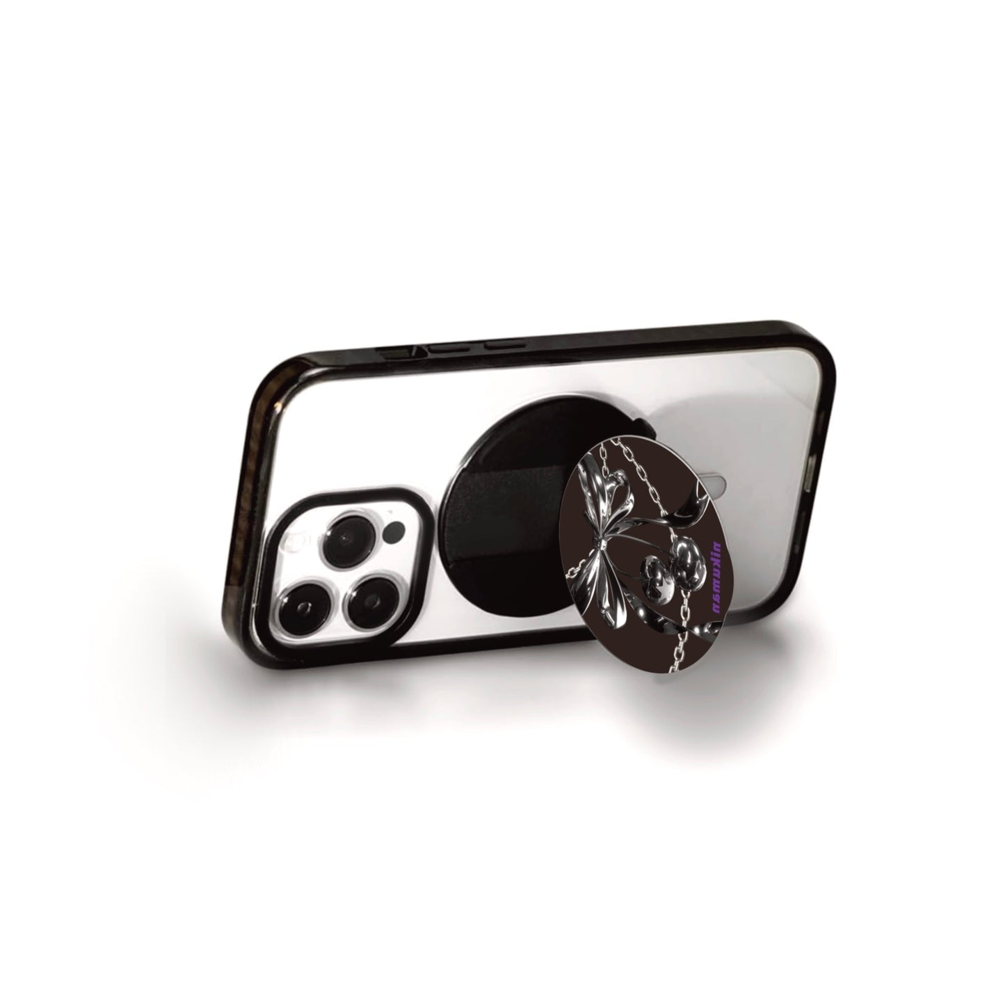 Darkcherry Mirror Magnetic Phone Grip & Stand