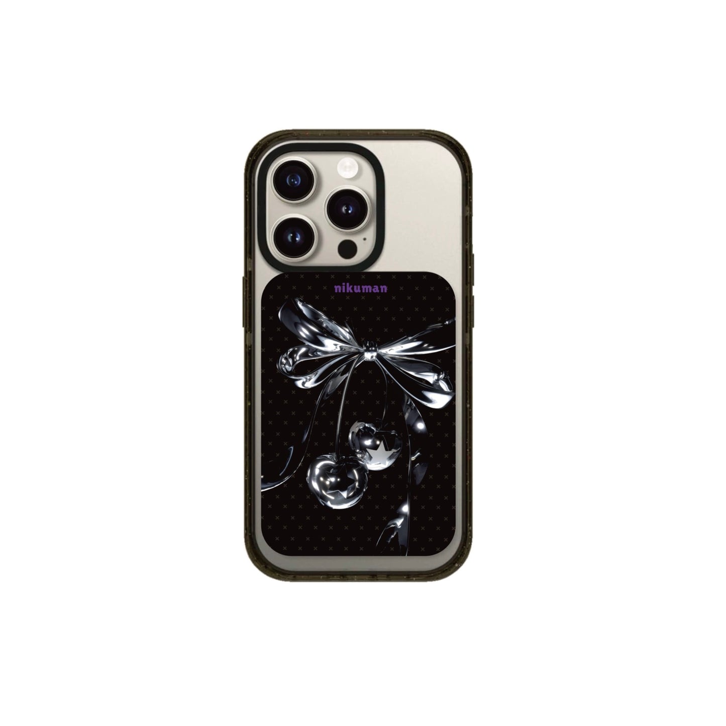 Darkcherry Snap Mirror MagSafe Cardholder Stand