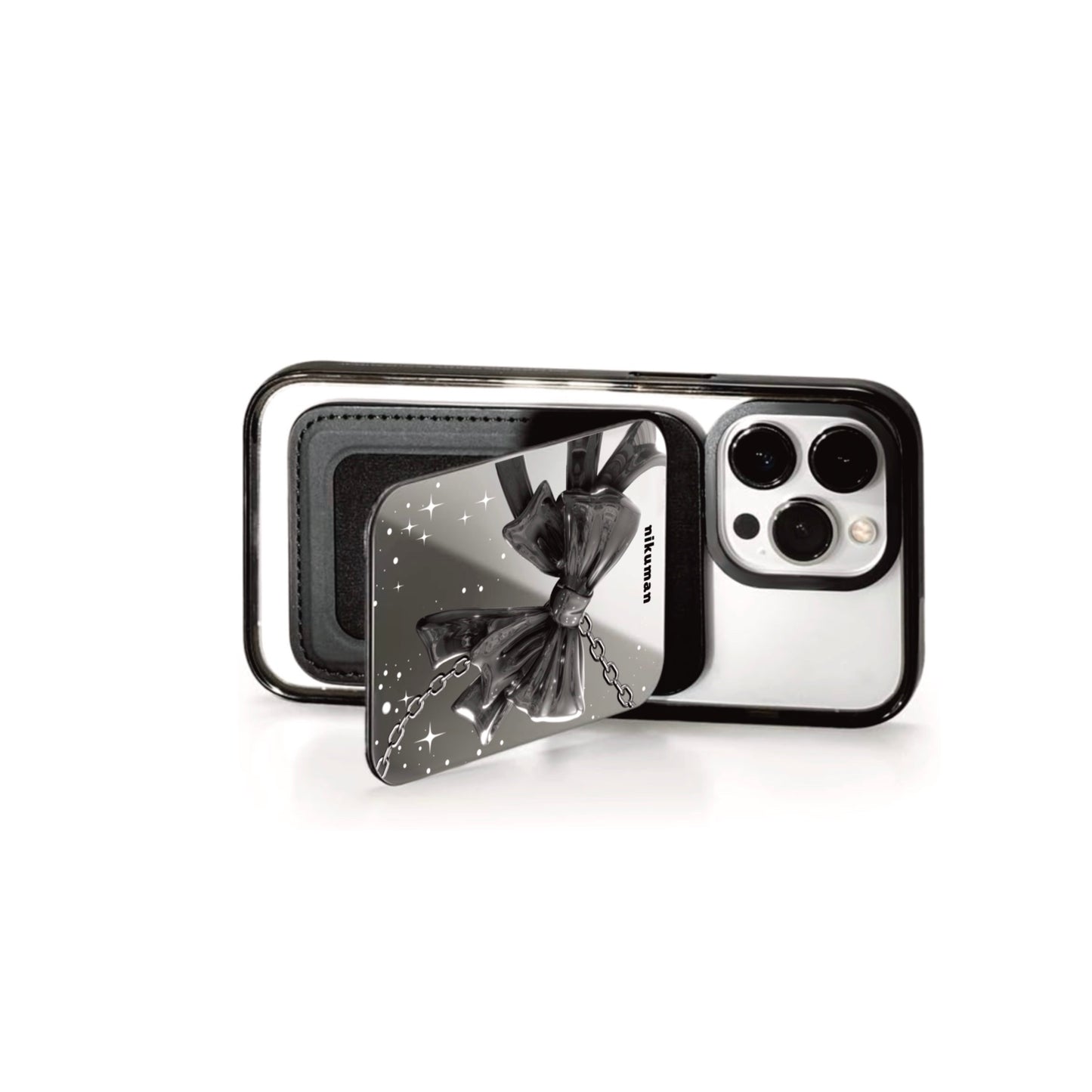 Disco Dream Snap Mirror MagSafe Cardholder Stand