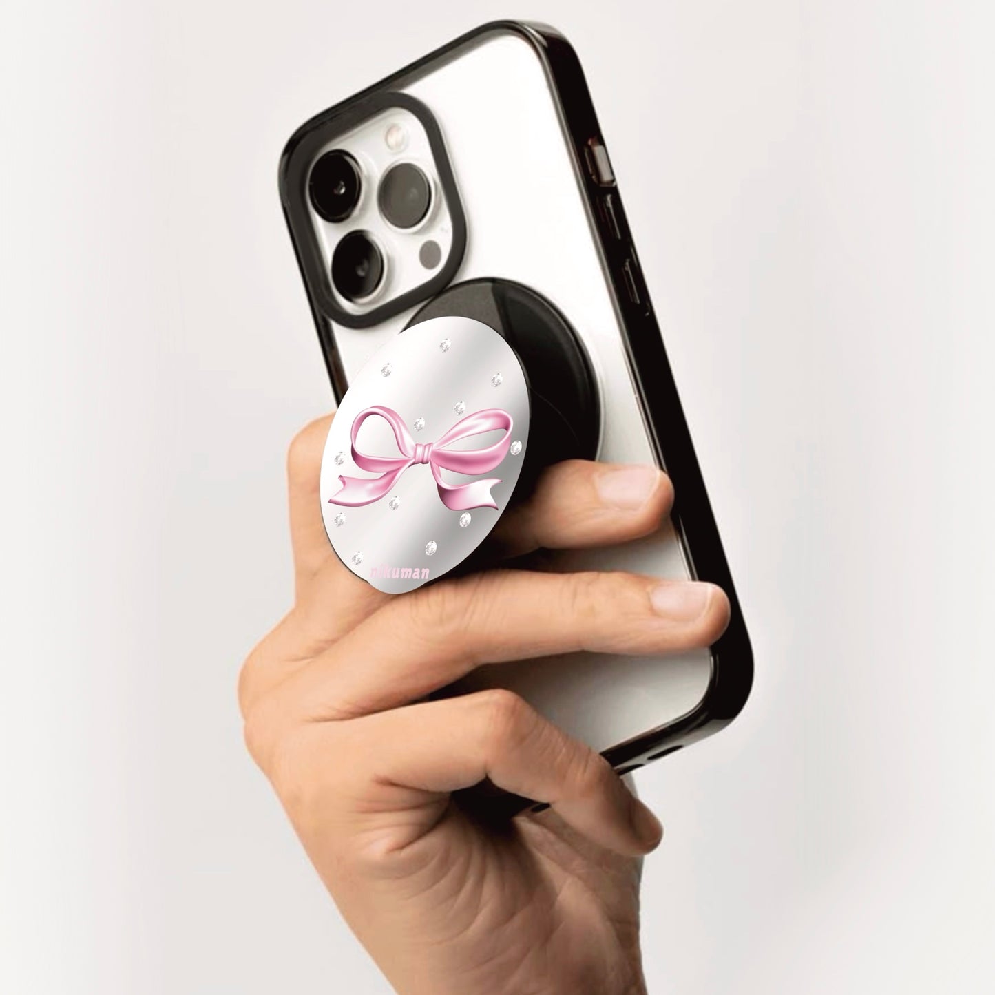 Drama Bow Mirror Magnetic Phone Grip & Stand