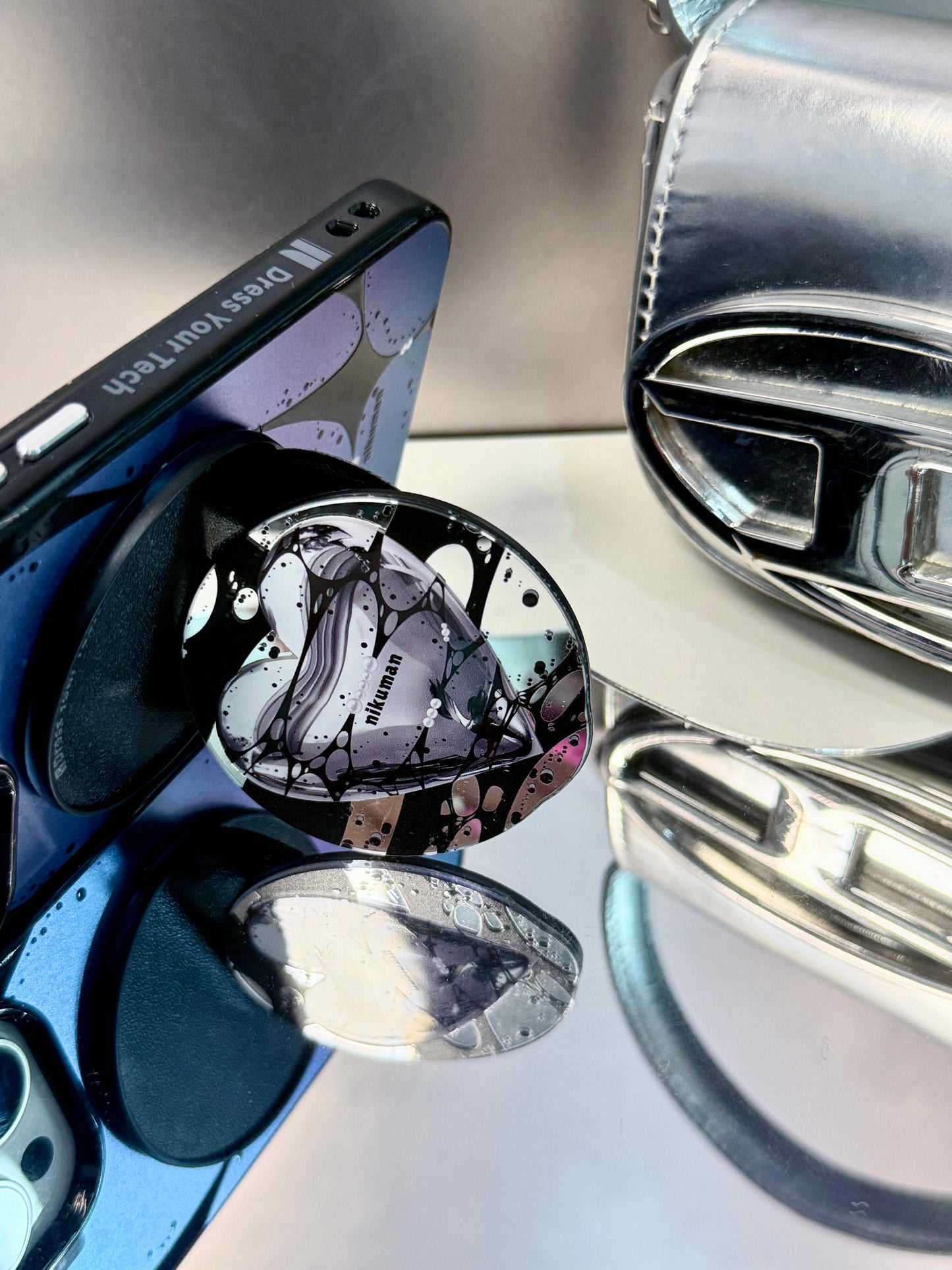 Toxic Mirror Magnetic Phone Grip & Stand
