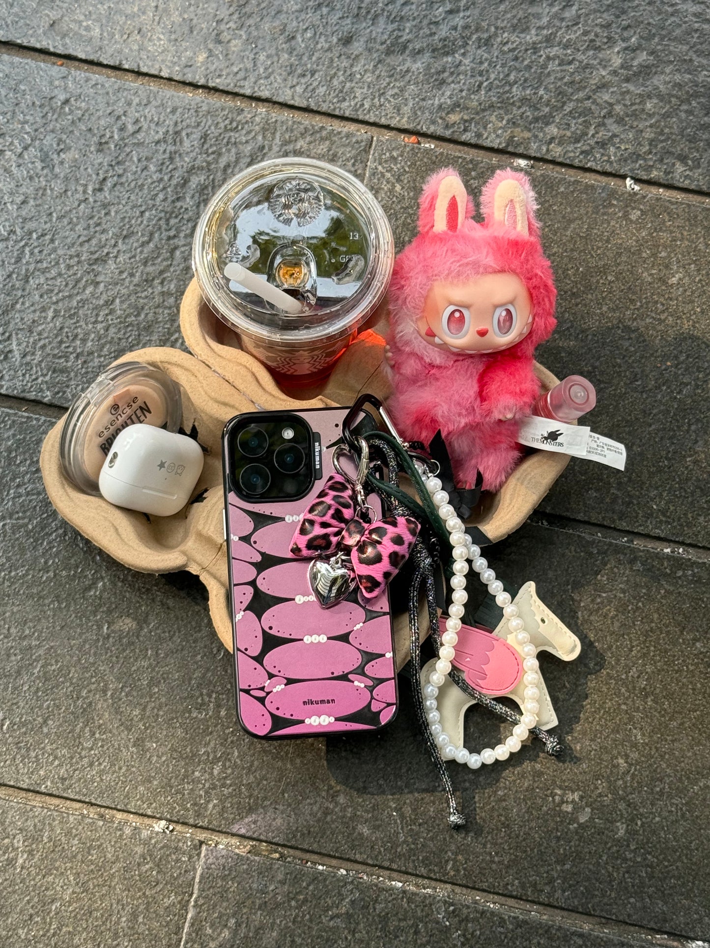 Pink Symbiote Mirror Phone Case MagSafe Compatible