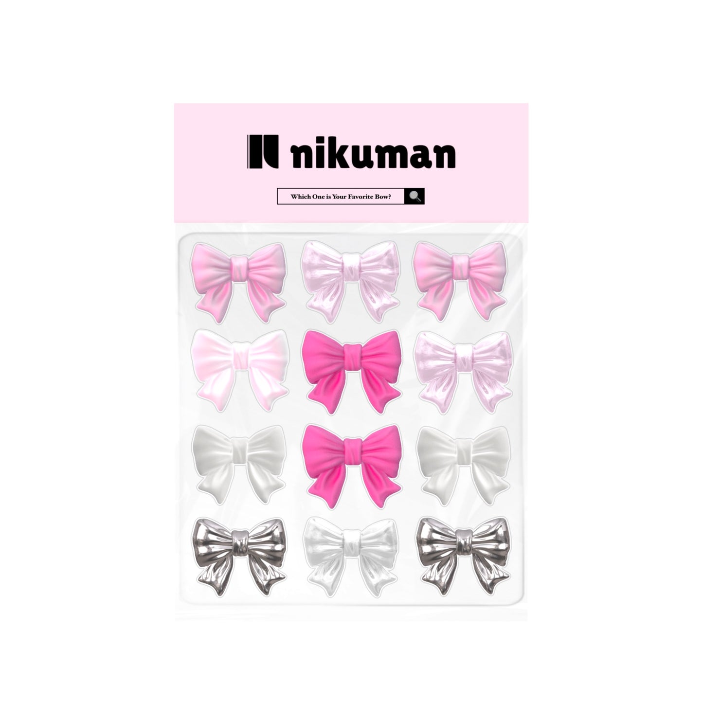 Signature Bow Sticker Set