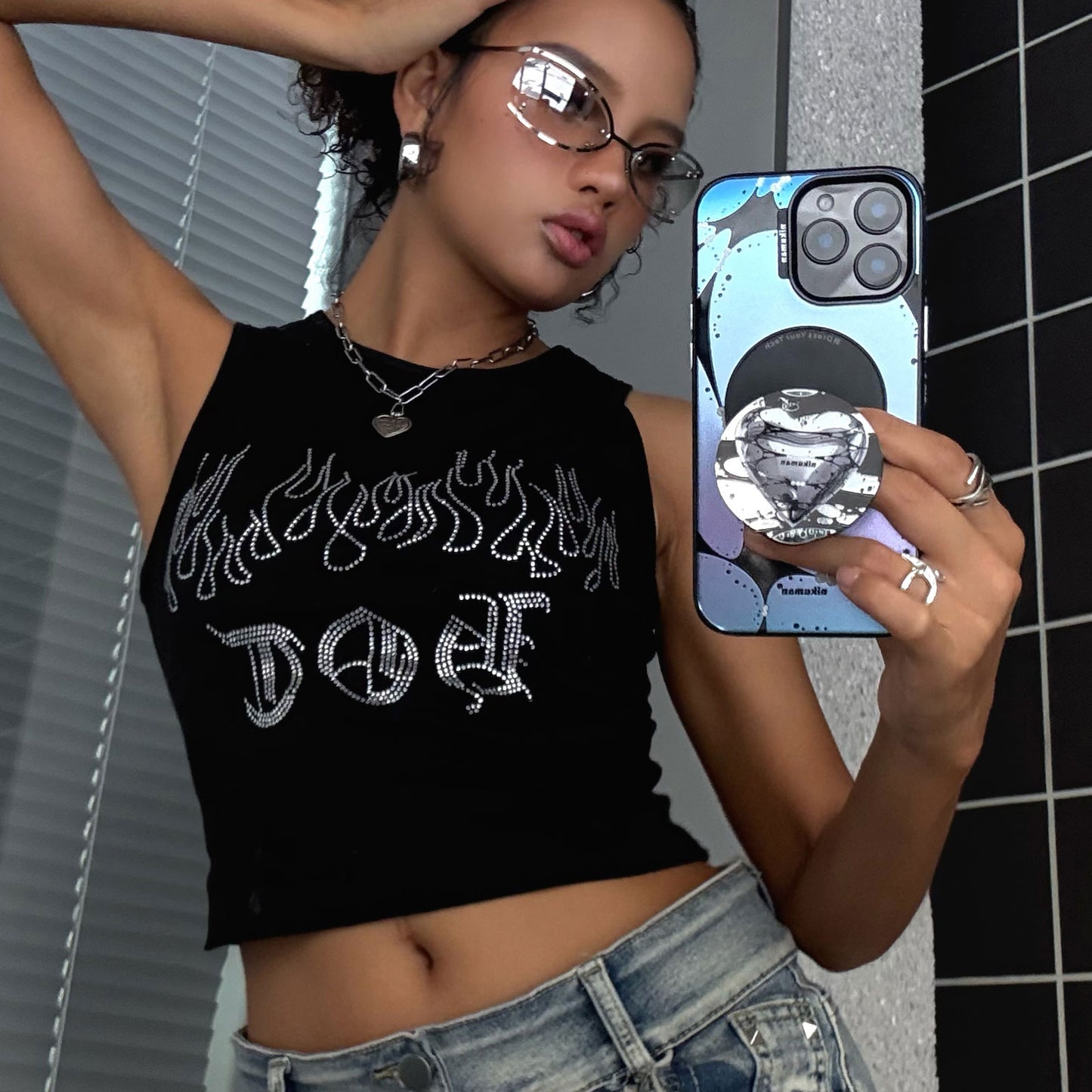Toxic Mirror Magnetic Phone Grip & Stand