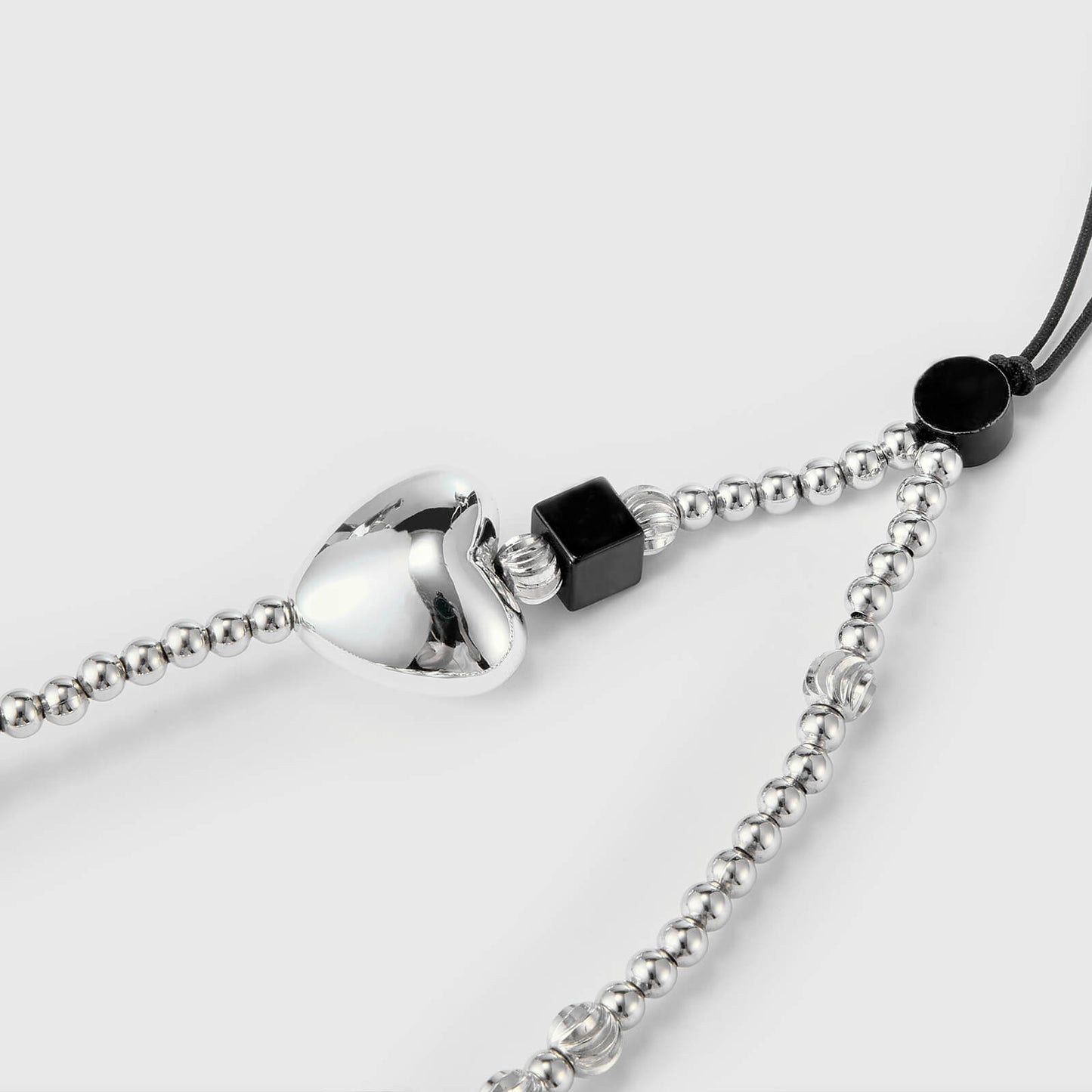Heart of Steel Phone Charm