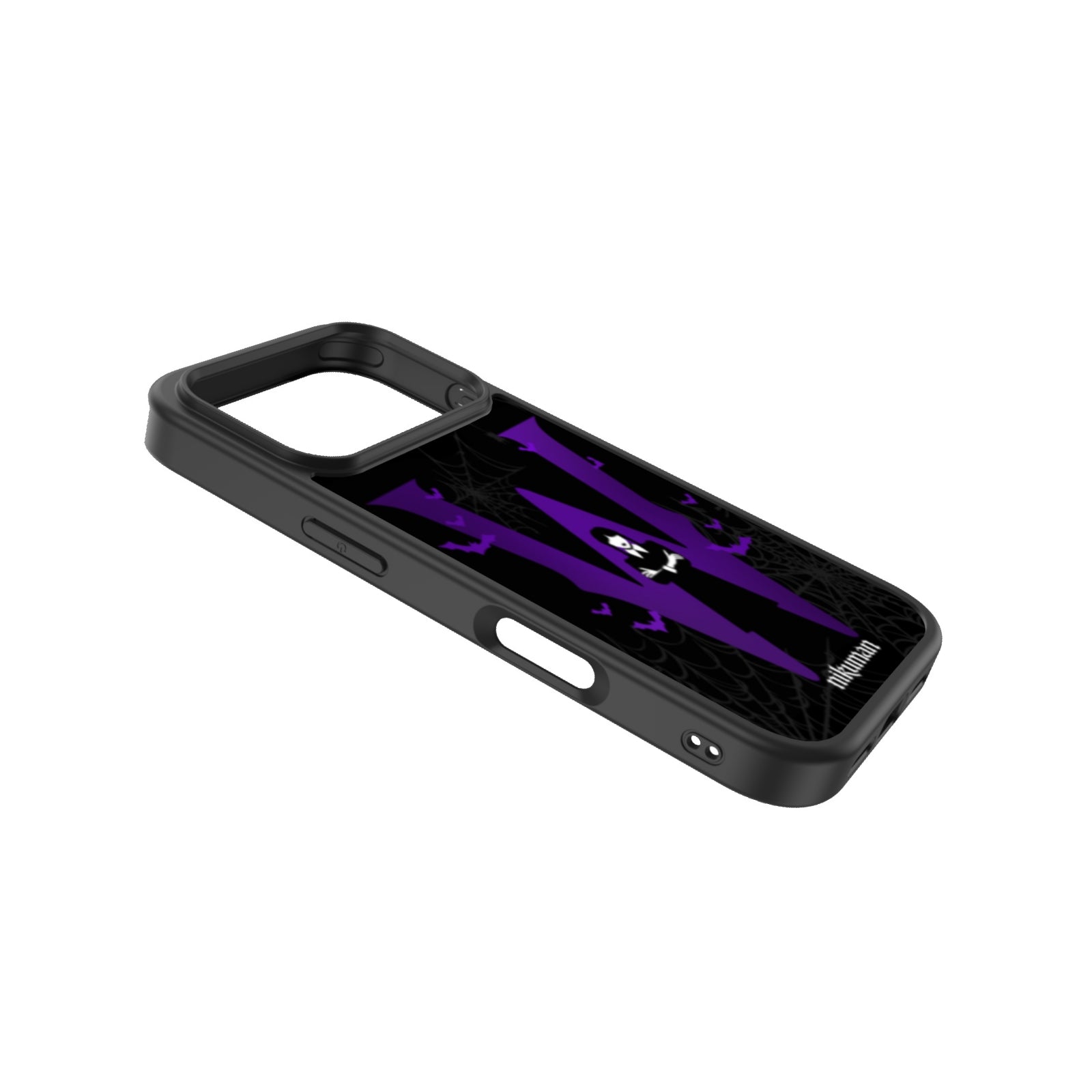 Gothic Kiss Glitter Phone Case MagSafe Compatible