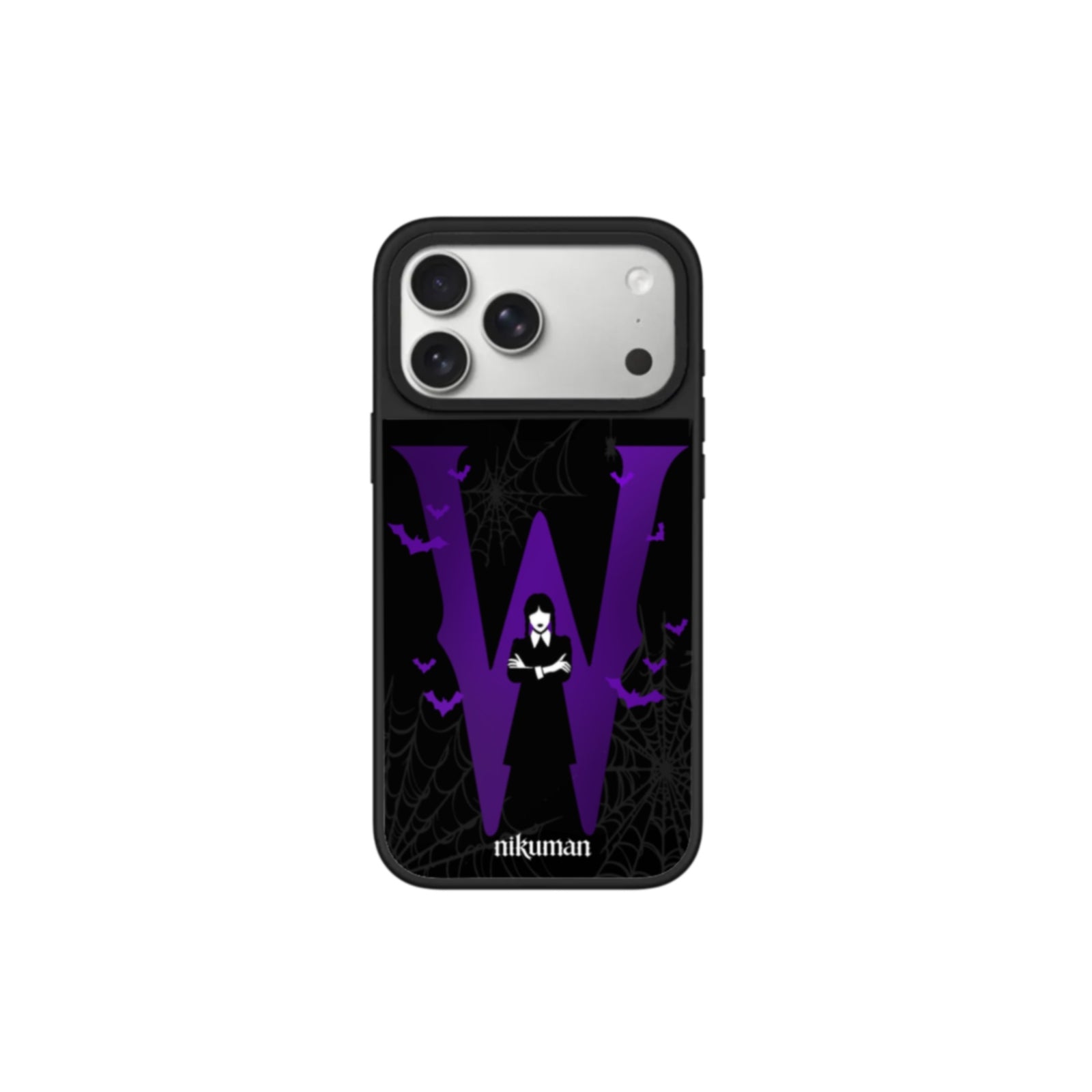 Gothic Kiss Glitter Phone Case MagSafe Compatible