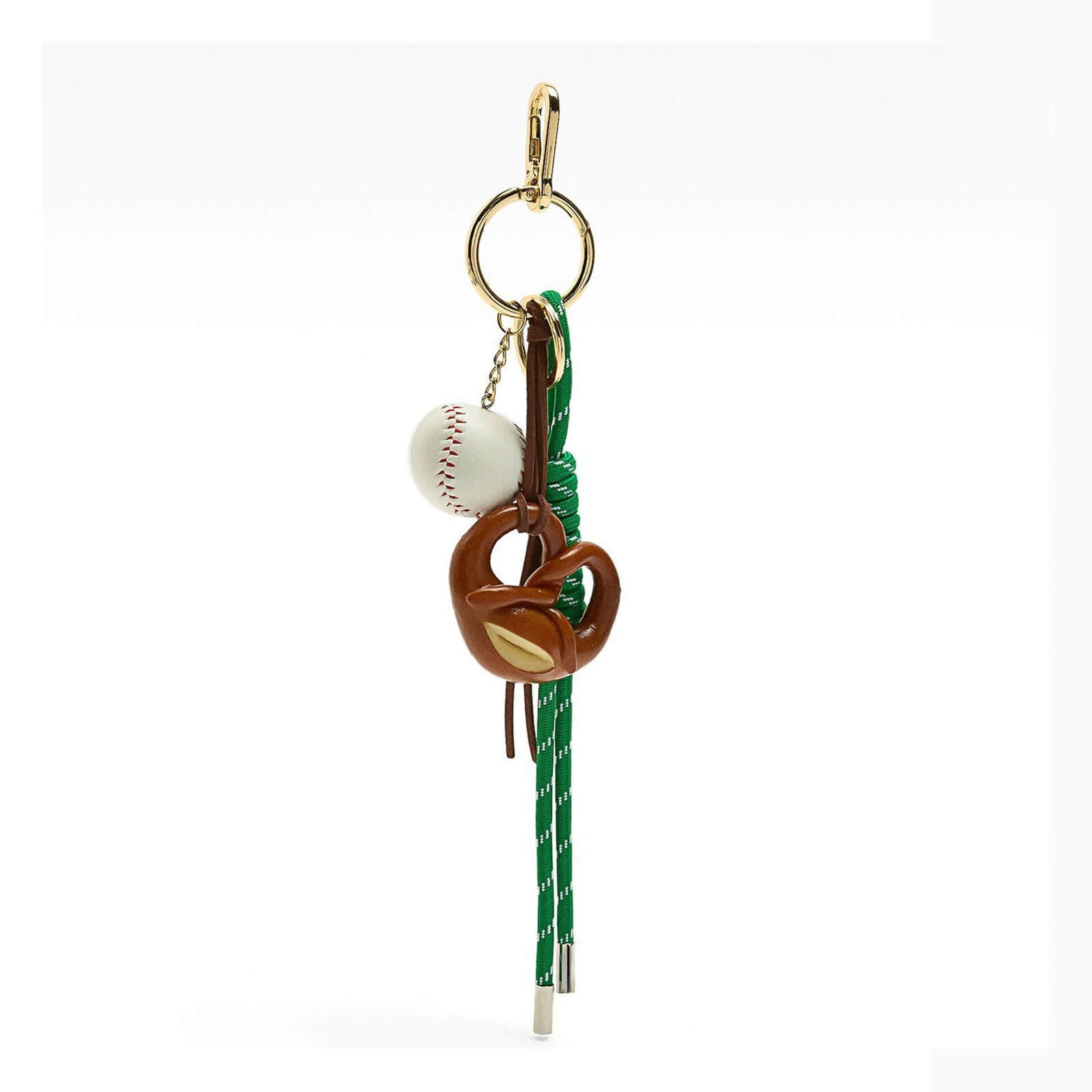 Baseball Set Keychain & Bag Charm — Fun Retro Accessory