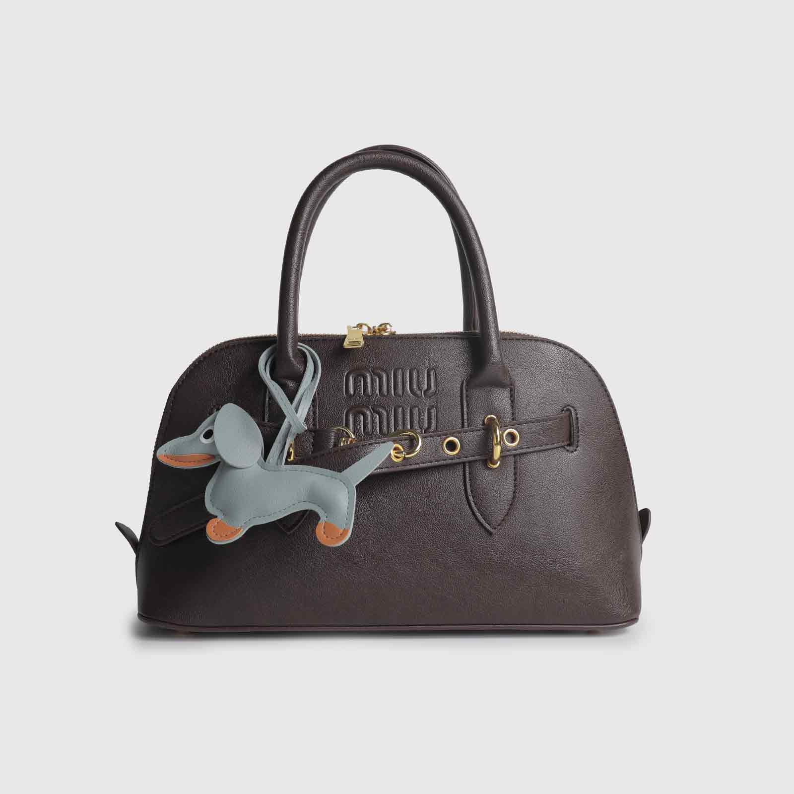 Multi-Color Dachshund-Shaped Bag Charm