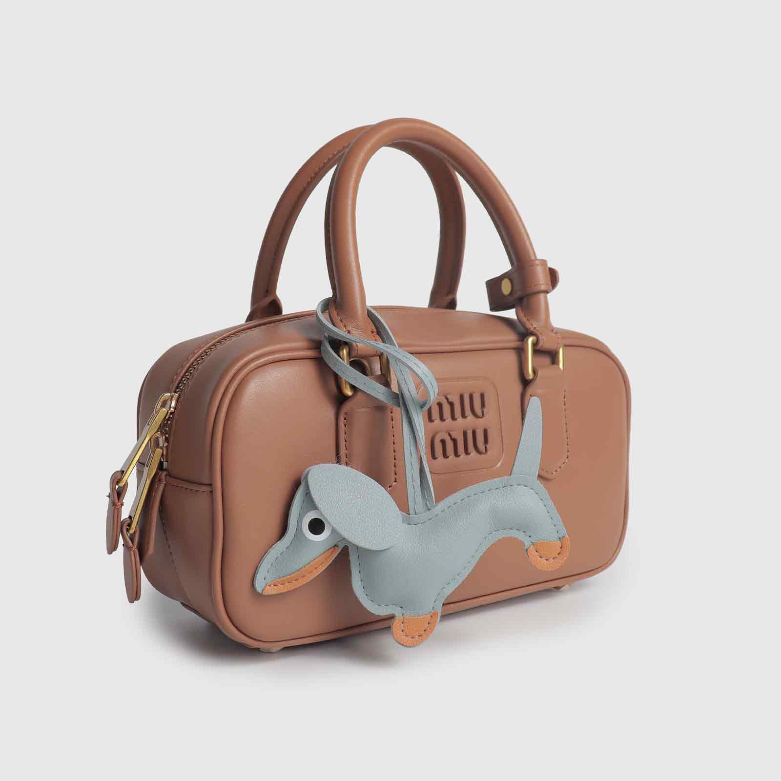 Multi-Color Dachshund-Shaped Bag Charm
