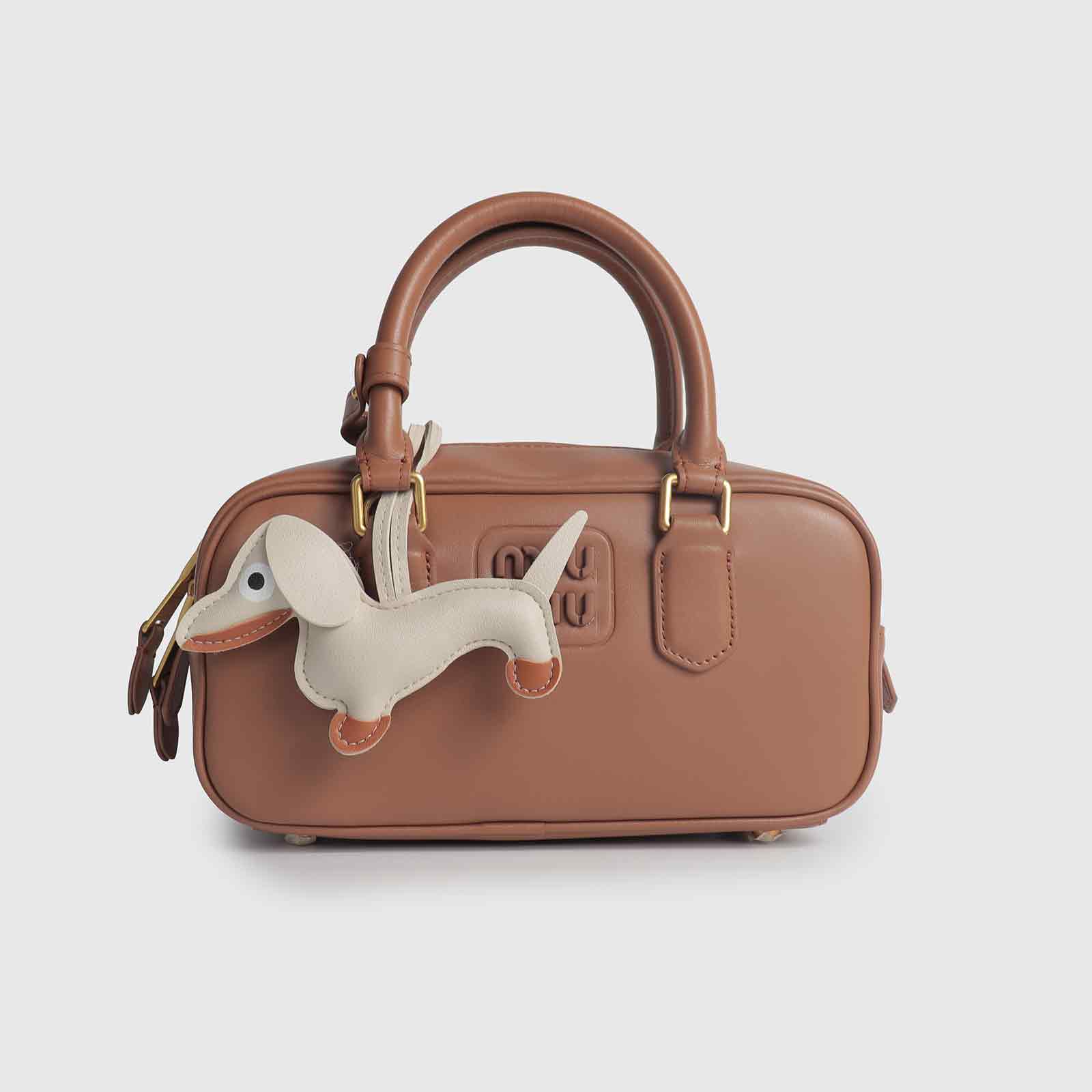 Multi-Color Dachshund-Shaped Bag Charm