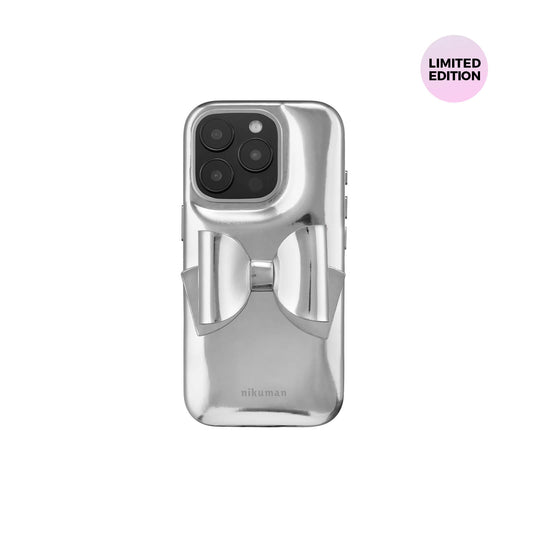Drama Bow—Puffer Phone Case for iPhone 15/16 Glossy Handmade Limited