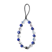 Blue Beaded Multi-Functional Bag Charm & Phone Chain — Stylish Fashion Accessory