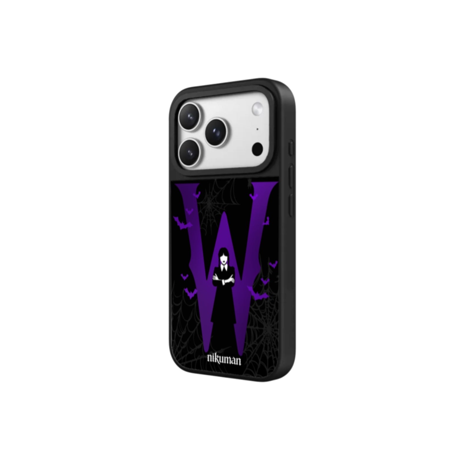 Gothic Kiss Glitter Phone Case MagSafe Compatible
