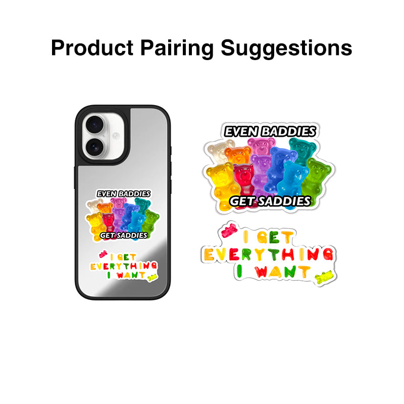 Gummy Bear Custom Canvas Mirror MagSafe Phone Case
