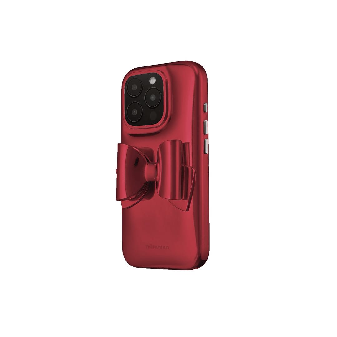 【Limited Edition】Flare Bow - Handcraft Glossy Puff Phone Case