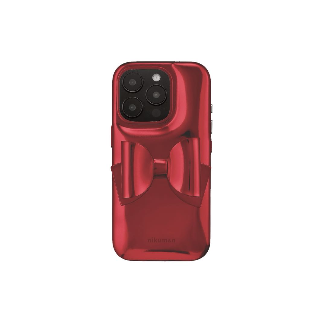 【Limited Edition】Flare Bow - Handcraft Glossy Puff Phone Case
