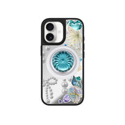 Diamonds Custom Canvas Mirror MagSafe Phone Case