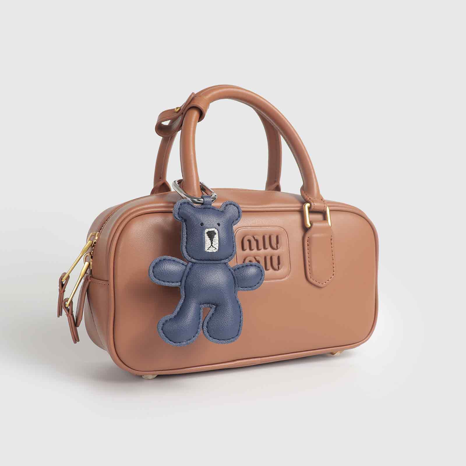 Multi-Color 3D Bear Carabiner Bag Charm