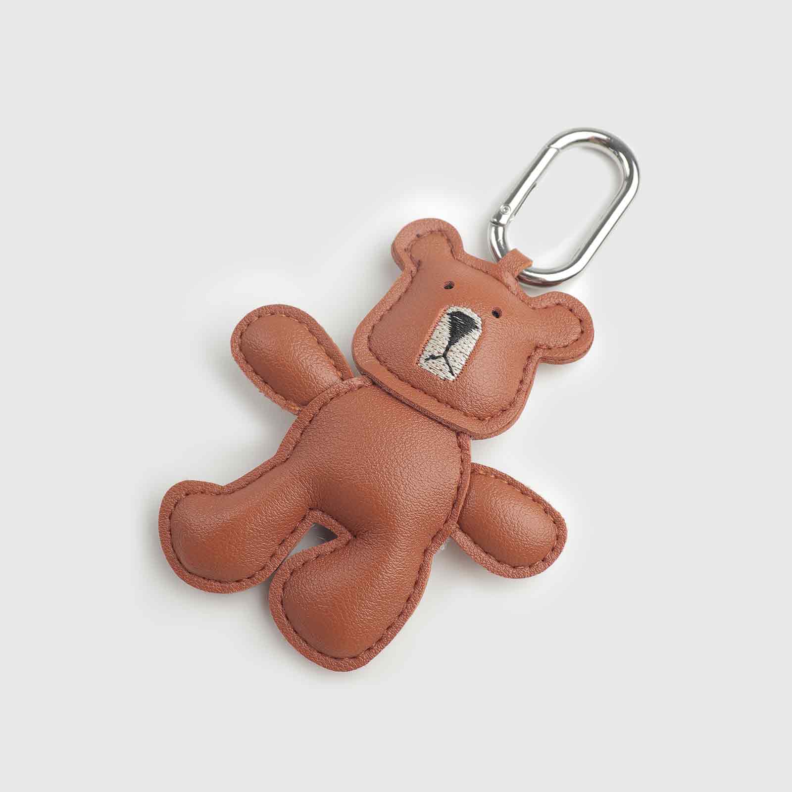 Multi-Color 3D Bear Carabiner Bag Charm