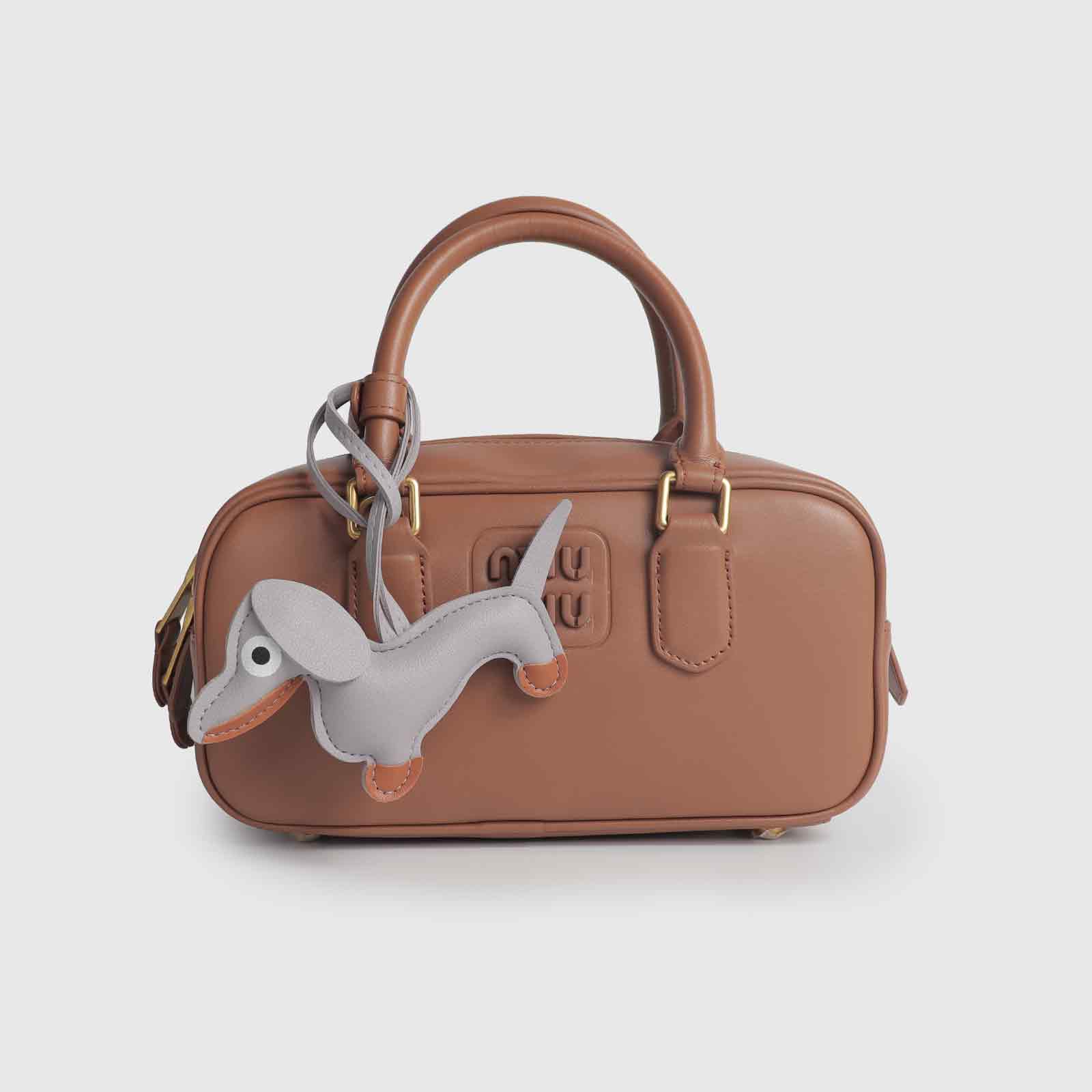 Multi-Color Dachshund-Shaped Bag Charm