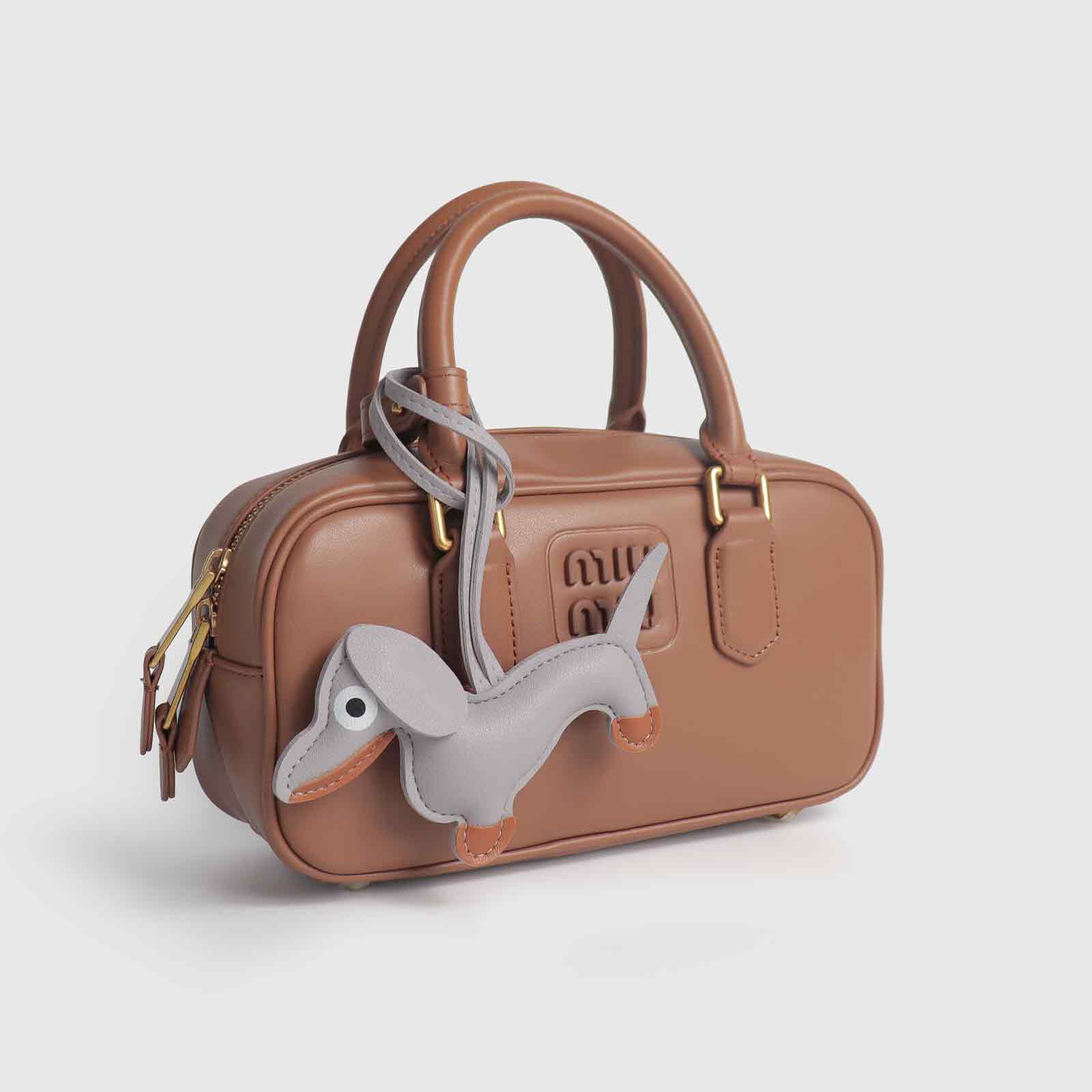 Multi-Color Dachshund-Shaped Bag Charm