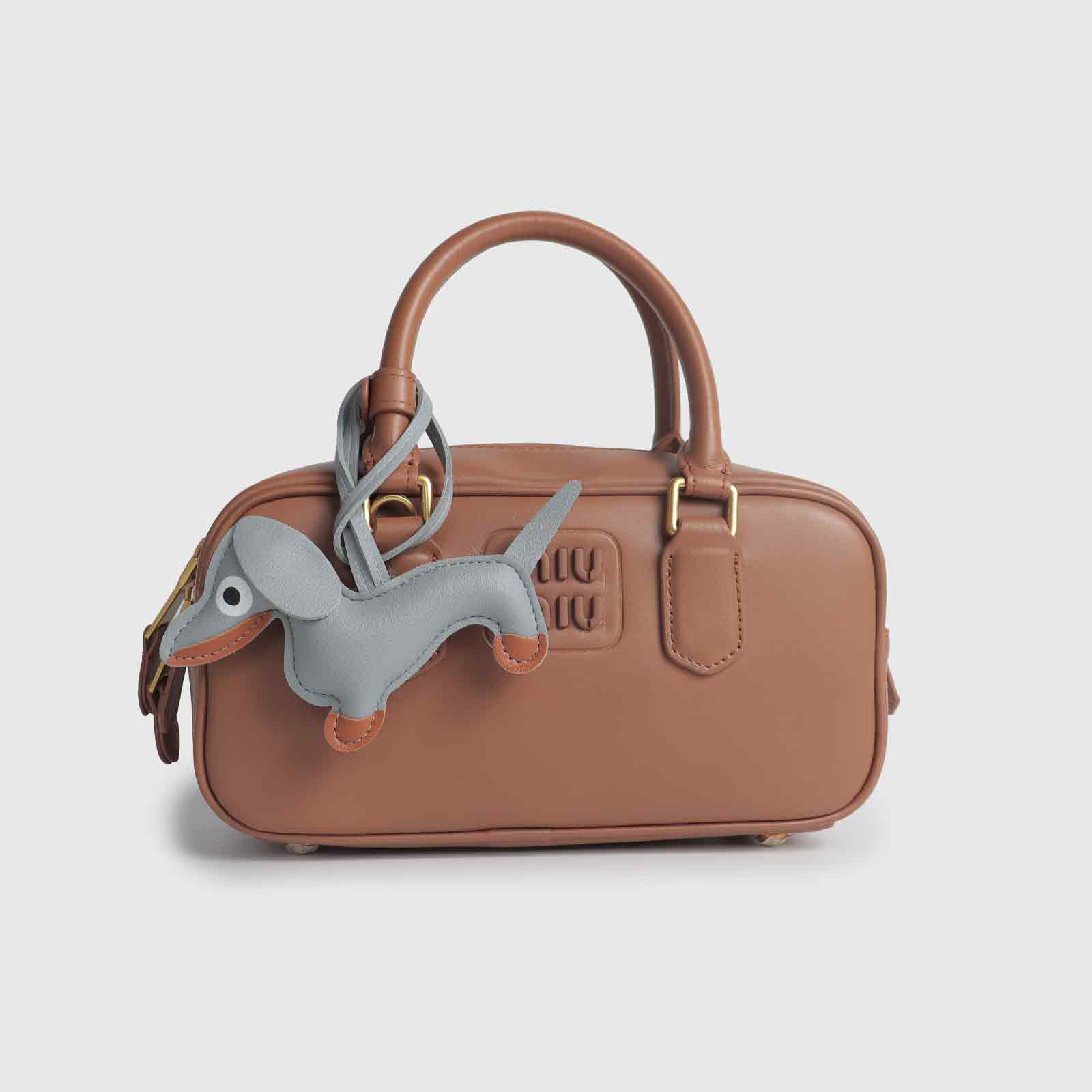 Multi-Color Dachshund-Shaped Bag Charm