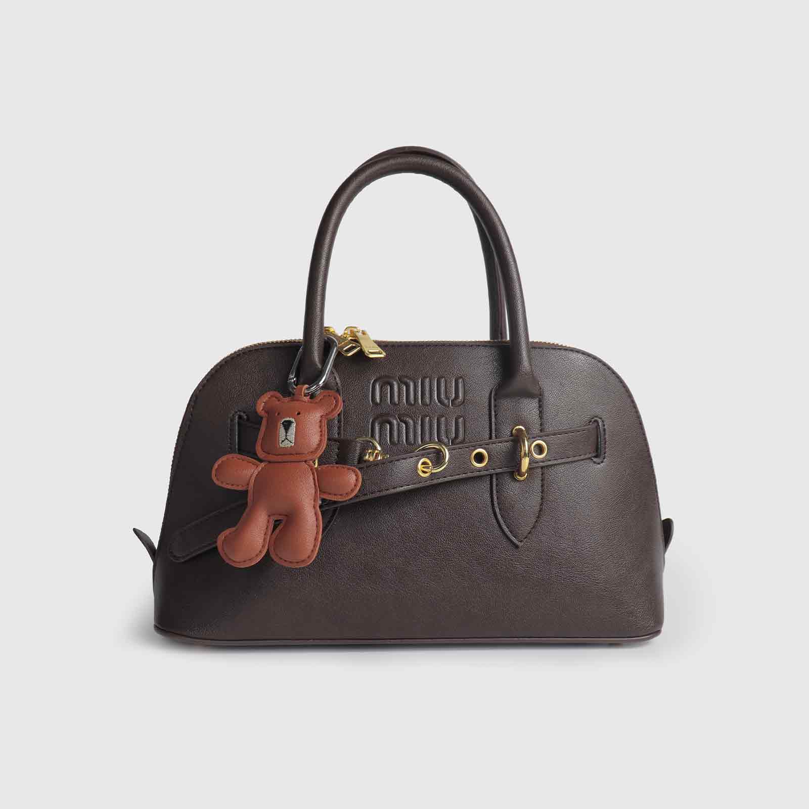 Multi-Color 3D Bear Carabiner Bag Charm