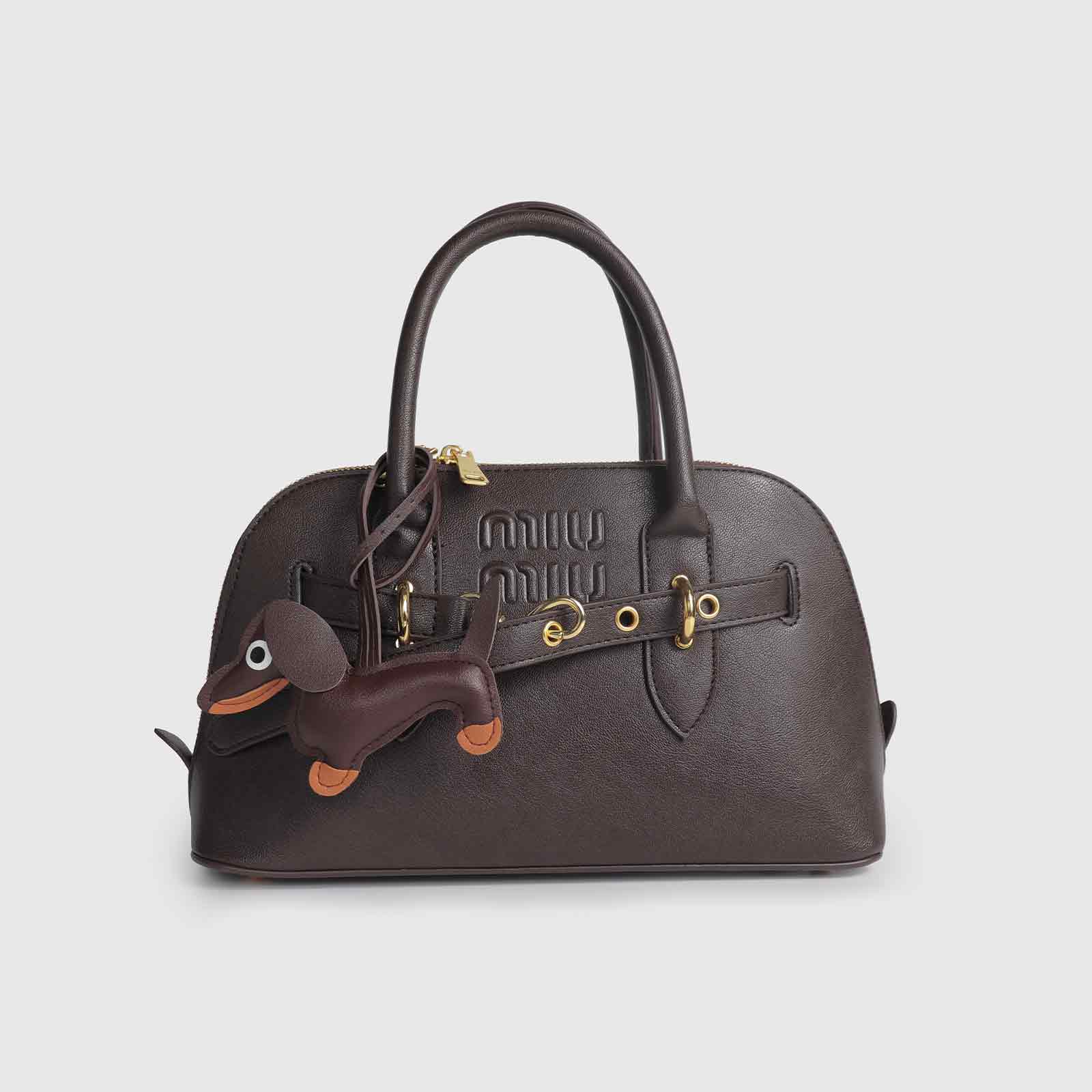 Multi-Color Dachshund-Shaped Bag Charm