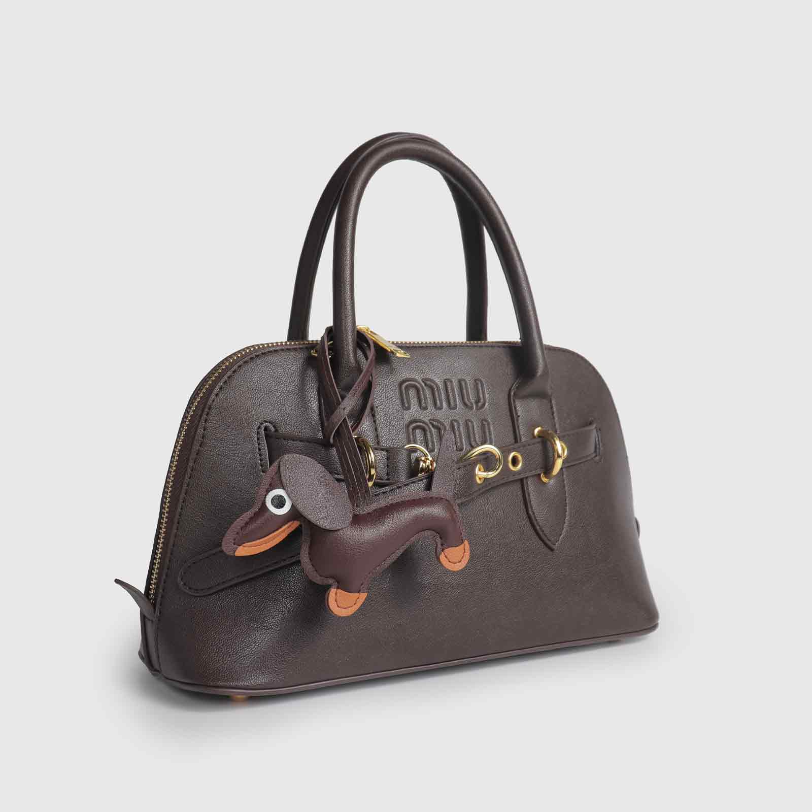 Multi-Color Dachshund-Shaped Bag Charm