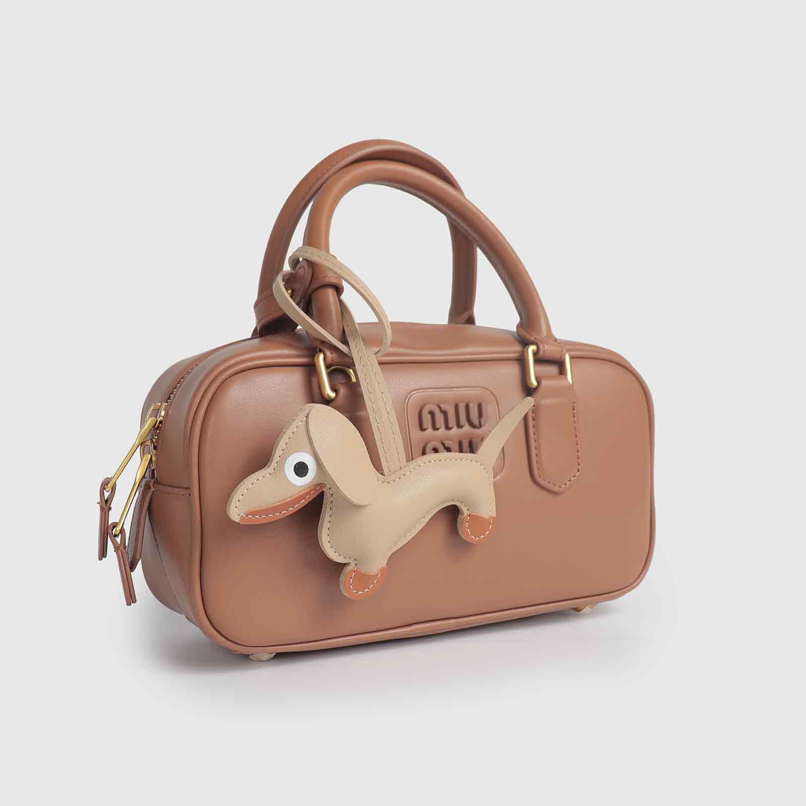 Multi-Color Dachshund-Shaped Bag Charm