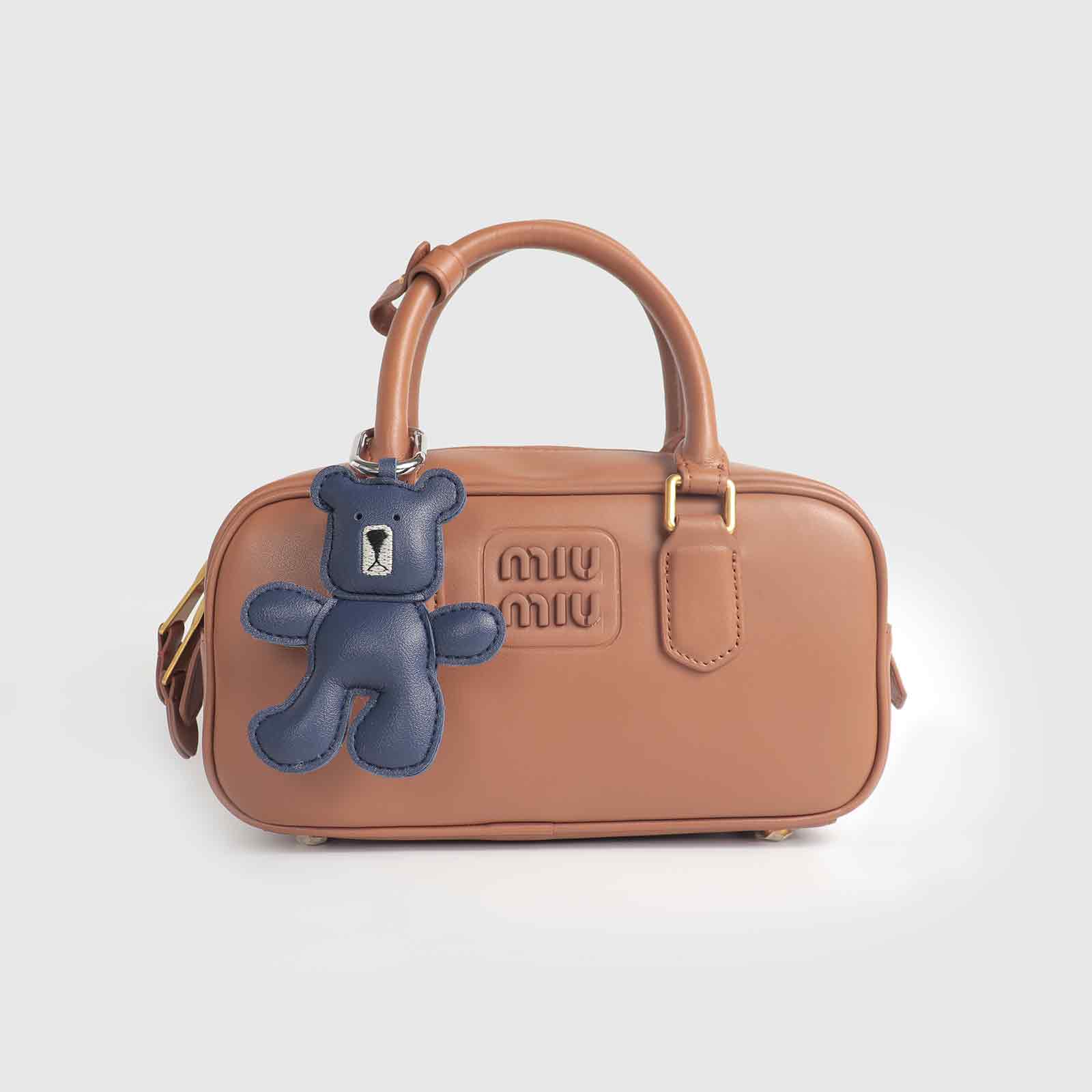 Multi-Color 3D Bear Carabiner Bag Charm