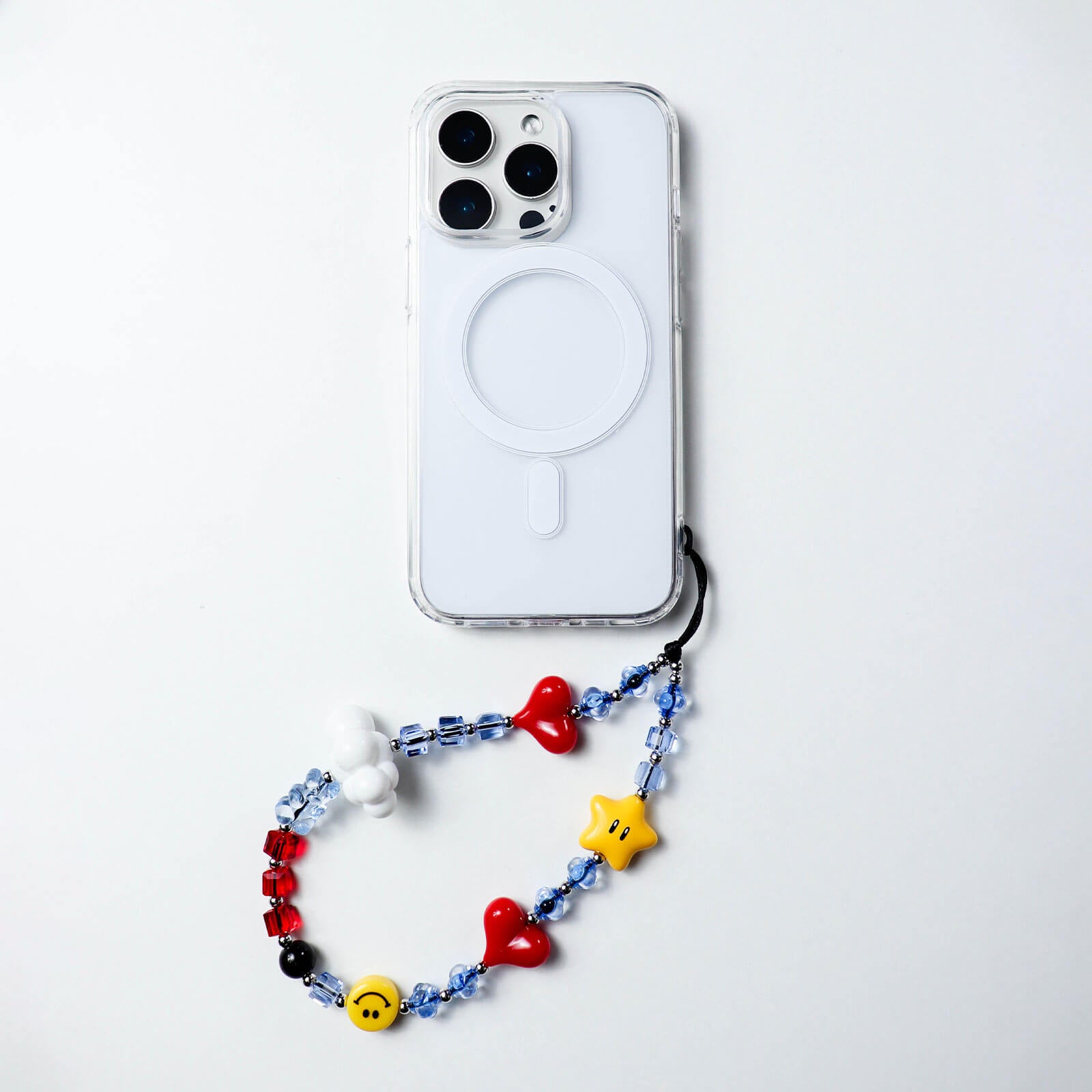 Smiley, Heart, Cloud & Star Phone Chain & Multi-Functional Bag Charm —Casual, Stylish Accessory