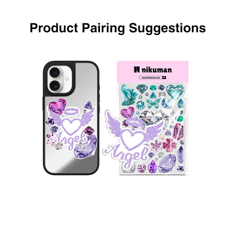 Diamonds Custom Canvas Mirror MagSafe Phone Case