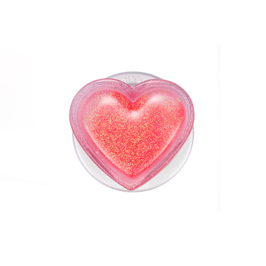 4D Heart-Shaped Rosy Puff Pull-to-Grip