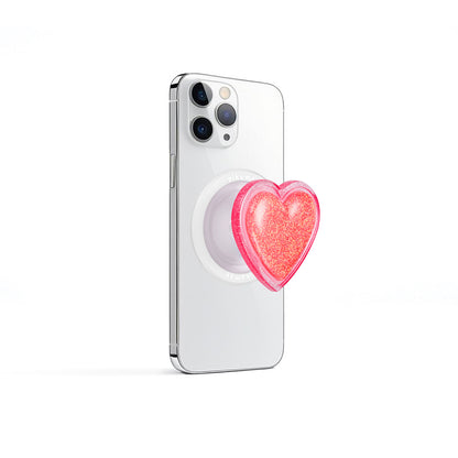 4D Heart-Shaped Rosy Puff Pull-to-Grip