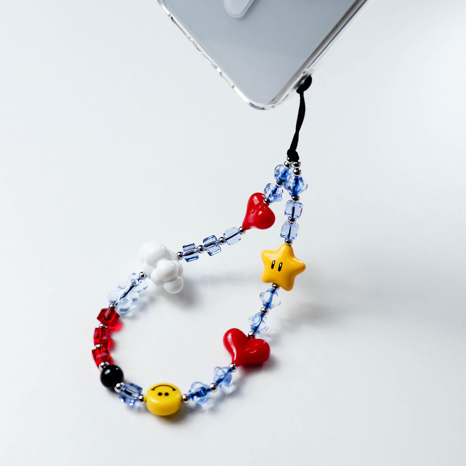 Smiley, Heart, Cloud & Star Phone Chain & Multi-Functional Bag Charm —Casual, Stylish Accessory