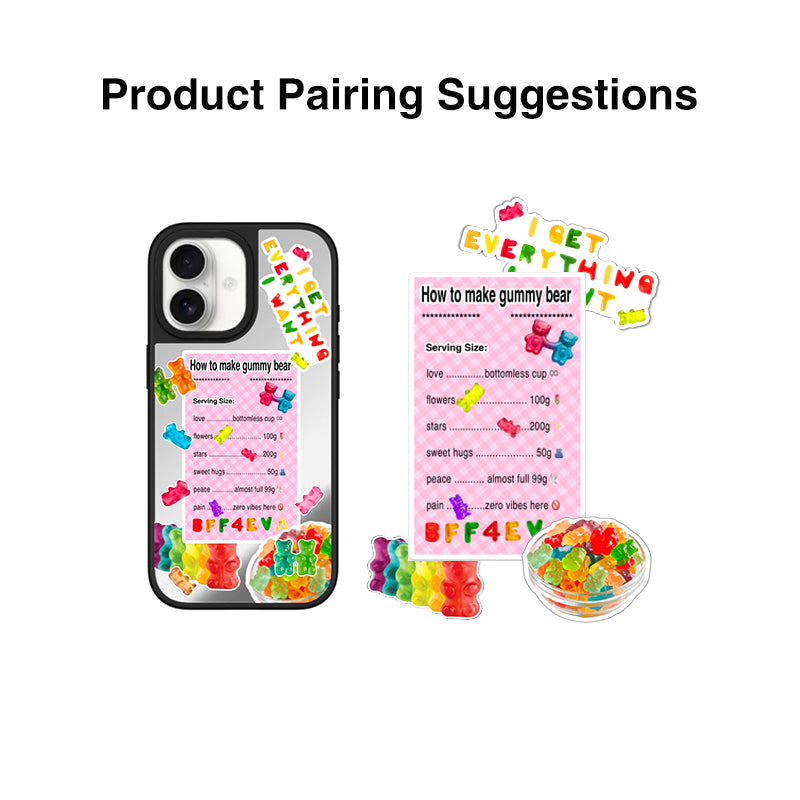 Gummy Bear Custom Canvas Mirror MagSafe Phone Case