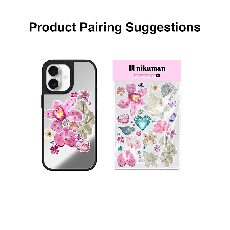 Diamonds Custom Canvas Mirror MagSafe Phone Case