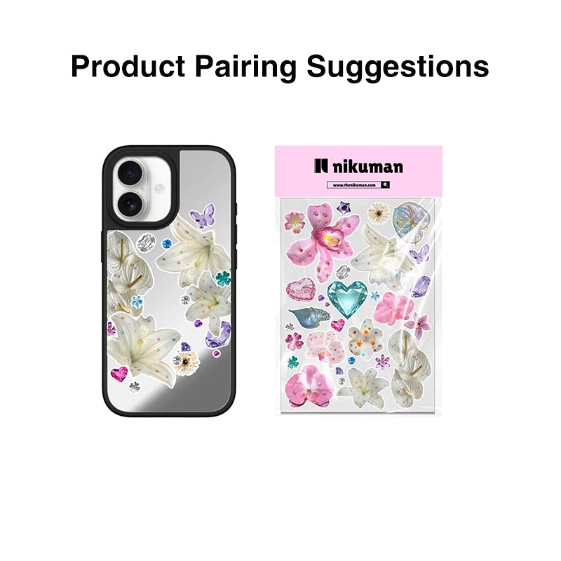 Diamonds Custom Canvas Mirror MagSafe Phone Case