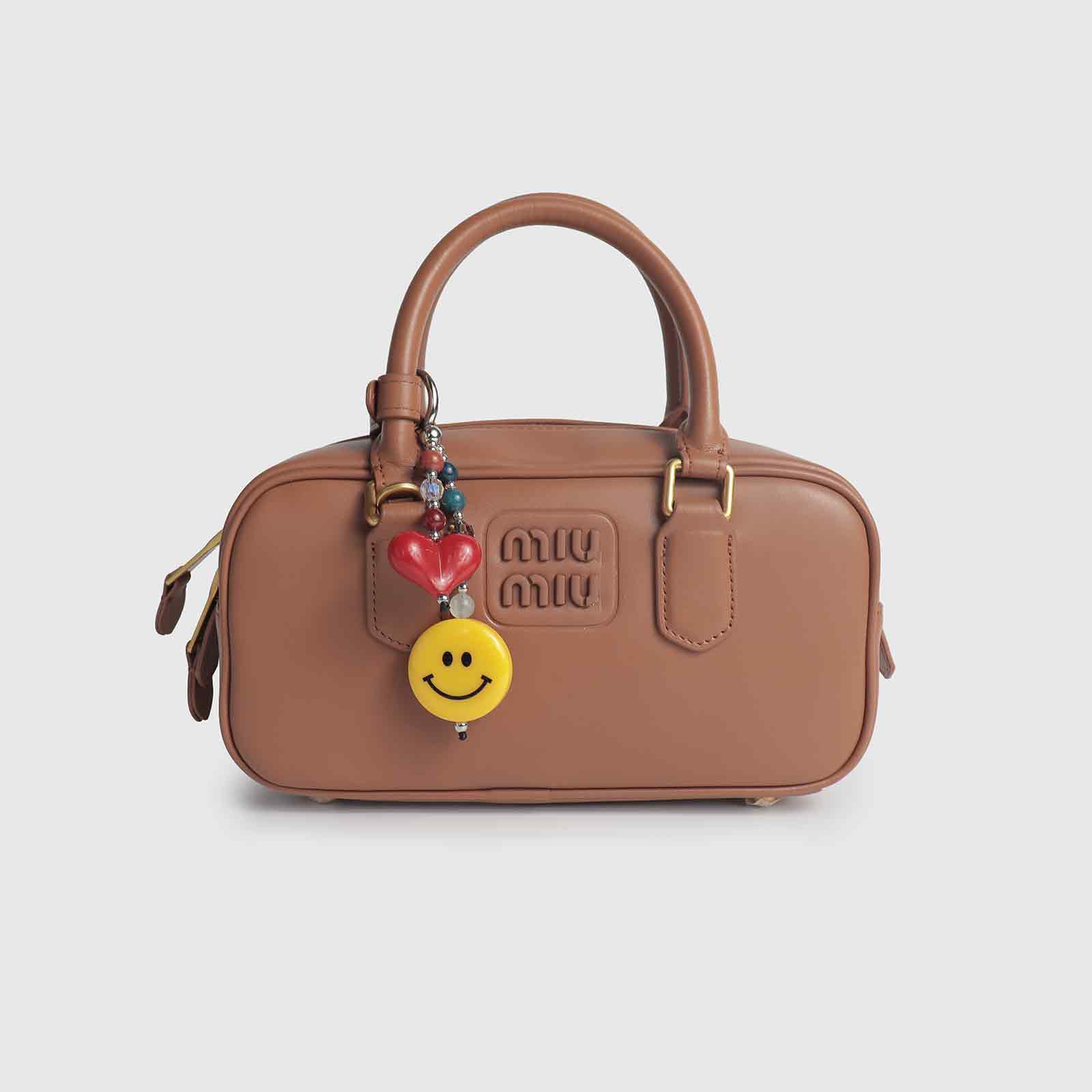 Y2K Retro Color Beaded Smiley Heart Charm