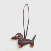 Multi-Color Dachshund-Shaped Bag Charm