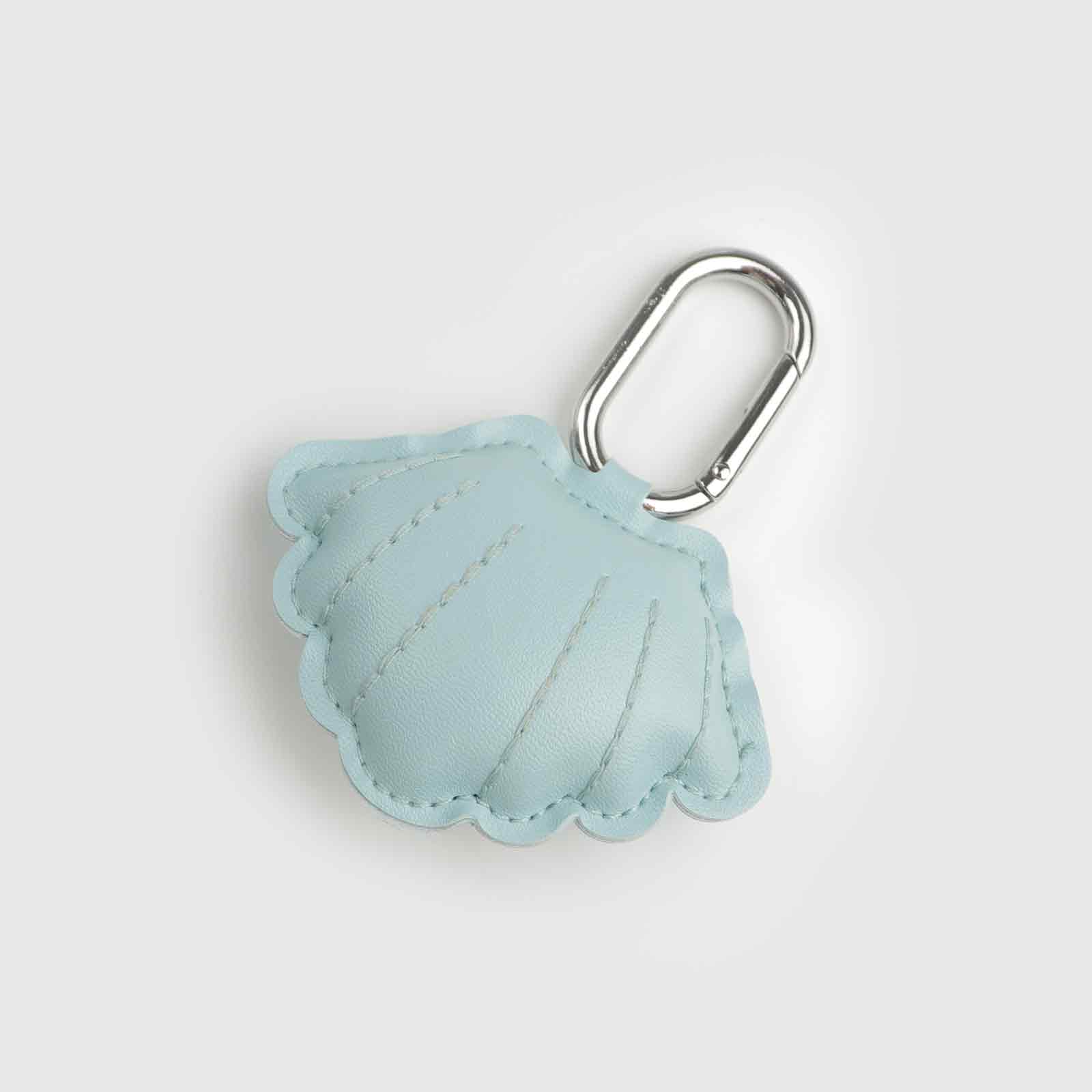 Minimalist Shell Leather Charm