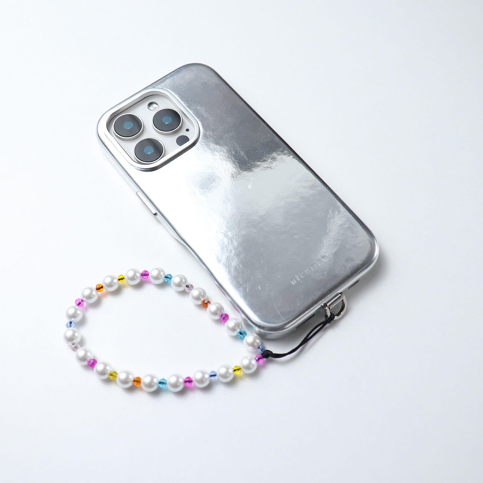 Pearl & Color Pop Beaded Multi-Use Bag Charm & Phone Chain — Trendy Fashion Accessory