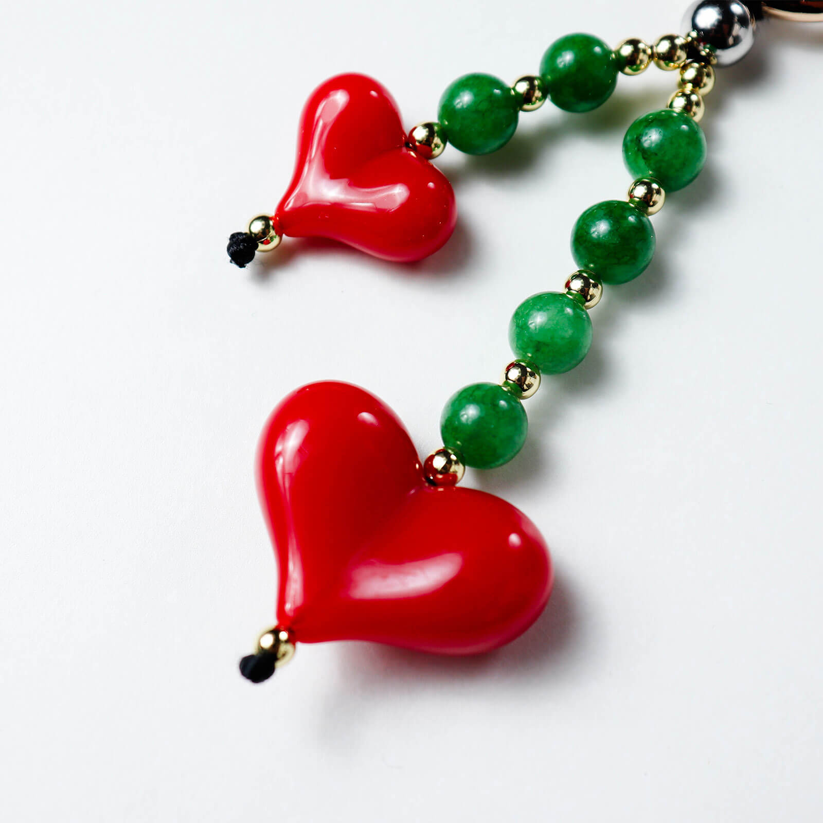 Emerald Heart Duo Charm